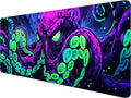 Octopus Desk Mat Gaming Mouse Pad Neon Cthulhu Monster Cool XL Mouse Pad Large Mousepad Extended Laptop Keyboard Mat Gaming Desk Pad Mouse Mat Office Computer Keyboard Laptop Home 31.5"x11.8" by Unknown