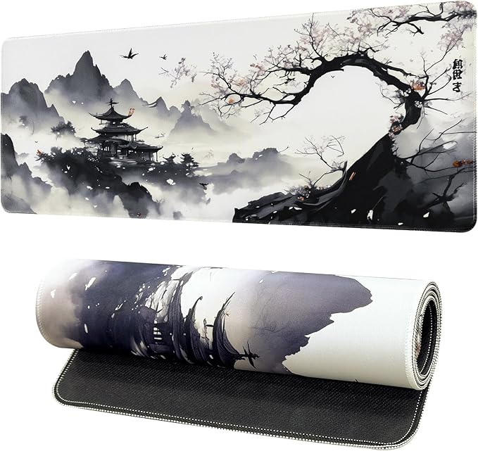 FreeNook Mouse Pad Gaming Mousepad 31.5 x 11.8in Large Mouse Pad for Keyboard,Non-Slip and with Stitched Edges,Keyboard Pad Desk mat for Home Office and School by Unknown