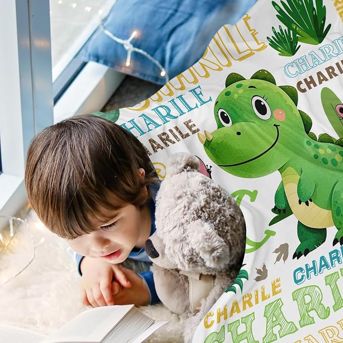 Ship Next Day, Personalized Baby Blankets - Printed in USA, Custom Name Blanket, Baby Blanket with Name, Ultra-Soft Cozy Fleece Blankets, Gifts for Baby Newborn Toddlers Boys & Girls Kids - Image 6