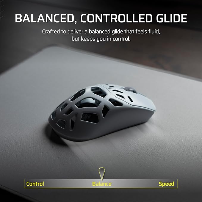 Corsair MM Anti-Fray Cloth Gaming Mouse Pad – Gray | XXXL (1220 x 590mm), Precision Micro-Woven Surface, Non-Slip Natural Rubber Base, Stitched Edges - Image 7