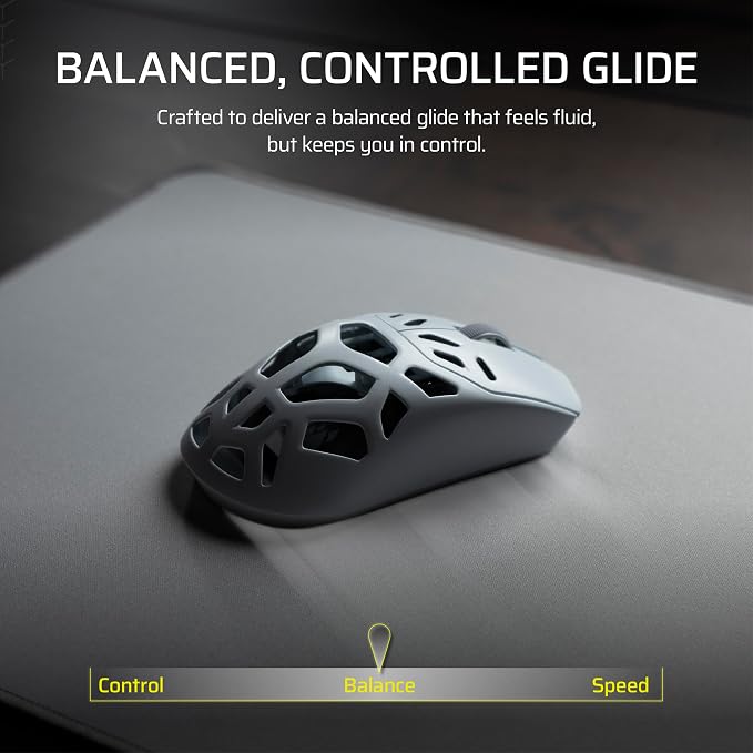 Corsair MM Anti-Fray Cloth Gaming Mouse Pad – Gray | XXL (930 x 400mm), Precision Micro-Woven Surface, Non-Slip Natural Rubber Base, Stitched Edges - Image 7
