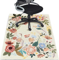 Office Chair Mat for Hardwood Floor 48"X 60" Office Rugs for Gaming Rolling Chairs Computer Desk Chair Non-Slip Butterfly Floral Protector Mats for Hard Floor & Tile Floor Decor by Wruzbxcn