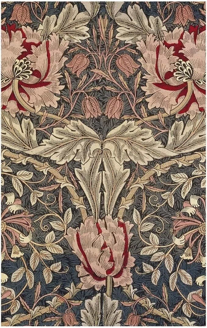 Sofa Recliner Headrest Cover, 2/Pcs, Vintage Acanthus Leaf Print - Image 7