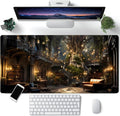 Vintage Aesthetic Desk Mat Adventure Extended Mouse Pad Large Gaming Mousepad XXL Dark Academia Desk Pad Laptop Computer Mouse Keyboard Mat 31.5 x 15.7 in for Office Desk Decor by CYZFF