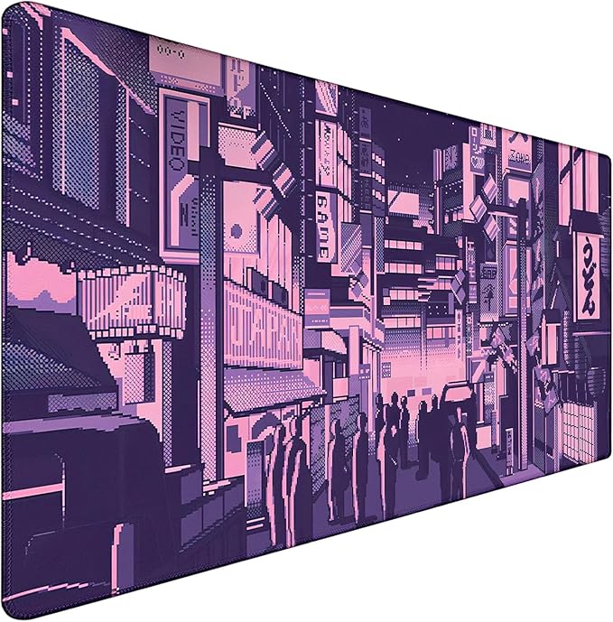 Large Mouse Pad Office Desk Pad Gaming, Kyoto | Durable Waterproof Non-Slip Base Long XXXL Large Gamer DeskMat for Home Office Gaming Work by CustomerFirstServiceFirst