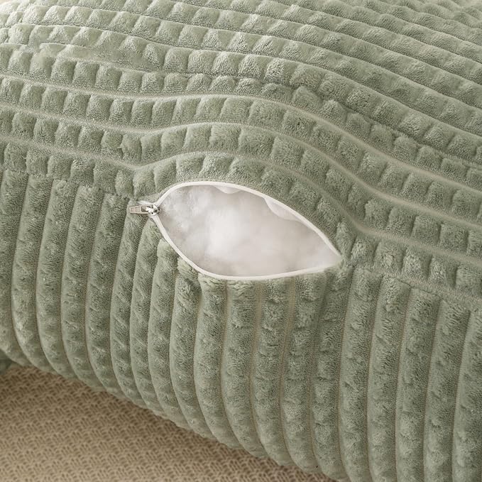 Reading Pillow with Arms for Sitting in Bed,Backrest,Green Flannel,M | 17" Backrest Supports Back for College Students,Elbows & Forearms for Dorm Reading,Gaming,Watching TV - Image 7