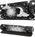 Magic Astrology Extended Big Mouse Pad Large, Gaming Mouse Pad Desk Pad,27.6x11.8 Inch Long Computer Keyboard Mouse Mat Black Mousepad with 3mm Non-Slip Base and Stitched Edge for Gaming and Office by Siski