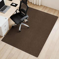 Sycoodeal Office Chair Mat for Hardwood Floor,Slip Resistant Floor Mat for Rolling Chairs,Easy to Clean,Large Floor Protector Office Computer Gaming Chair,Coffee(48"x60") by SYCOODEAL