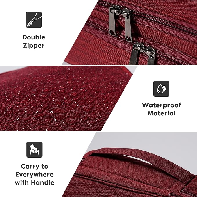 OrgaWise Electronics Organizer, Electronic Accessories Bag Travel Cable Organizer Three-Layer for iPad Mini, Kindle, Hard Drives, Cables, Chargers - Image 3