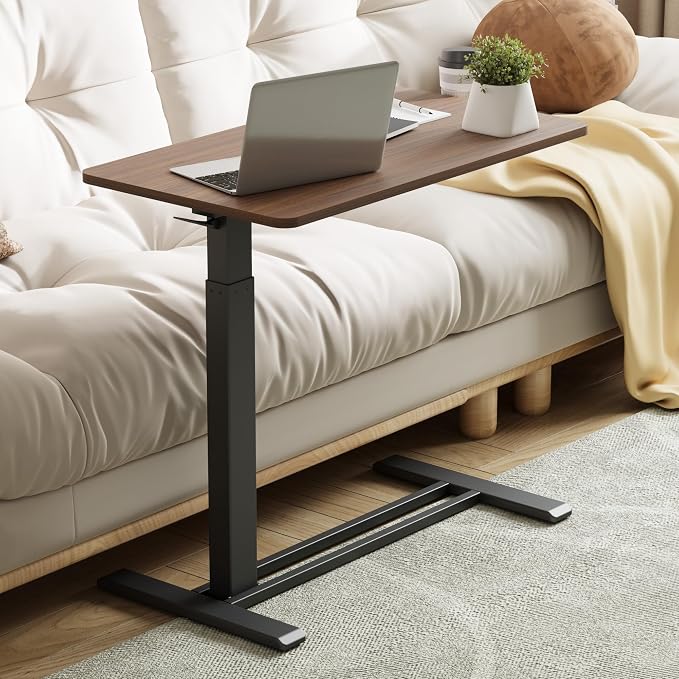 FLEXISPOT 32" Mobile Standing Desk Pneumatic Lift Computer Workstations - Image 2