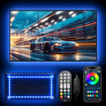 Daymeet LED Lights for TV 40-65 inch TV Behind Lighting, 13.1ft TV Led Backlight TV Led Light Strip, USB Powered RGB Lights Behind with Remote, Music Sync Bluetooth APP Control for Bedroom by DAYMEET