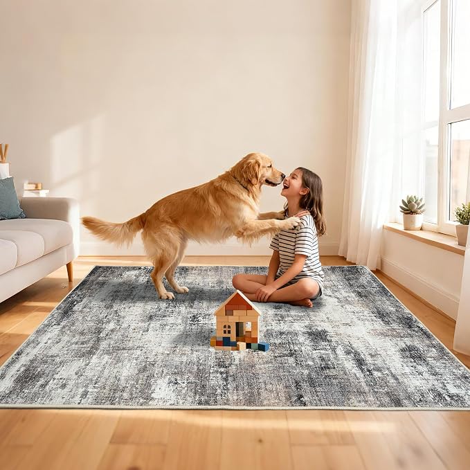 Office Chair Mat Desk Chair Hardwood Mat, Easy Glide Office Rug Under Chair Mat for Home Gaming Rolling Chair Tile Floor,Large Floor Protector Rug,Anti-Slip, Chenille Material (Beige, 48x60) - Image 8