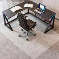 Vicwe Office Chair Mat for Carpeted Floors, 72"X46" Chair Mats with Studs | Large Carpet Protector Floor Mats for Low and No Pile Carpet, Easy Glide Computer Desk Chair Mat for Home & Office, Clear by Vicwe
