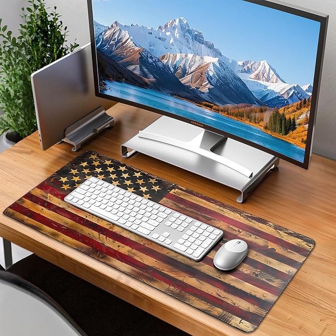 Mouse Pad Gaming - Desk Mat for Keyboard and Mouse - Large Mouse Pads for Desk, Gaming Mousepad with Non-Slip Base, Desks Pad (31.5" X 11.8") for Game, Office and Home - Image 7