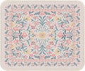 iCasso Aesthetic Small Mouse Pad, 9.5x7.9in,Home Office, Pink Floral | Pink Mini Portable Travel Mousepad, Anti-Slip and Comfortable Cloth Mouse Mat with Stitched Edges for Computer by iCasso