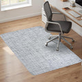 Sycoodeal Office Chair Mat for Hardwood & Tile Floor,Computer Gaming Chair Mat for Rolling Chairs Non-Curve, Anti-Slip, Heavy Duty Floor Protector for Home Office,Grey (40" x 55") by SYCOODEAL