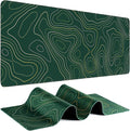 Gaming Mouse Pad - (31.5"×11.8") Topographic Large Mouse Pads for Desk - Desk Mat for Keyboard and Mouse with Non-Slip Base, Desks Pad Matfor Game/Office & Home by Unknown