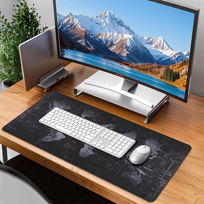 Mouse Pad Gaming - Desk Mat for Keyboard and Mouse - Large Mouse Pads for Desk, Gaming Mousepad with Non-Slip Base, Desks Pad (31.5" X 11.8") for Game, Office and Home - Image 7