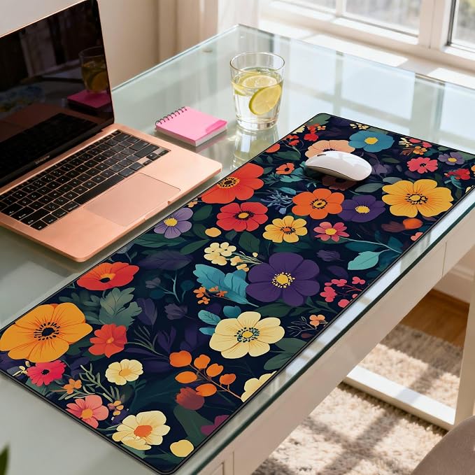 JIALONG Large Gaming Mouse Pad - Extended Desk Mat for Gaming and Office | XXL large size; non-slip rubber base; precision stitched edges；smooth mouse control; fit for gaming & office use - Image 6