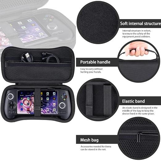 khanka Hard Case for Anbernic RG557/RG556 Retro Handheld Game Console - Image 4