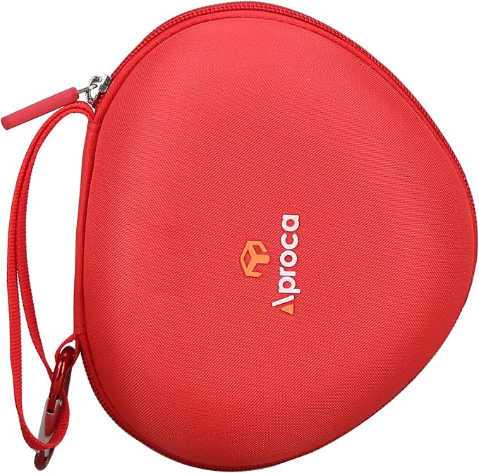 Aproca Kids Headphones Case Compatible with iClever BTH12 / HS19 / BTH26 Kids Bluetooth Headphones, Storage Hard Bag -Red (Case Only) - Image 4