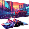 Gaming Mouse Pad - (31.5"×11.8") Sports Car Large Mouse Pads for Desk - Desk Mat for Keyboard and Mouse with Non-Slip Base, Desks Pad Matfor Game/Office & Home by Unknown