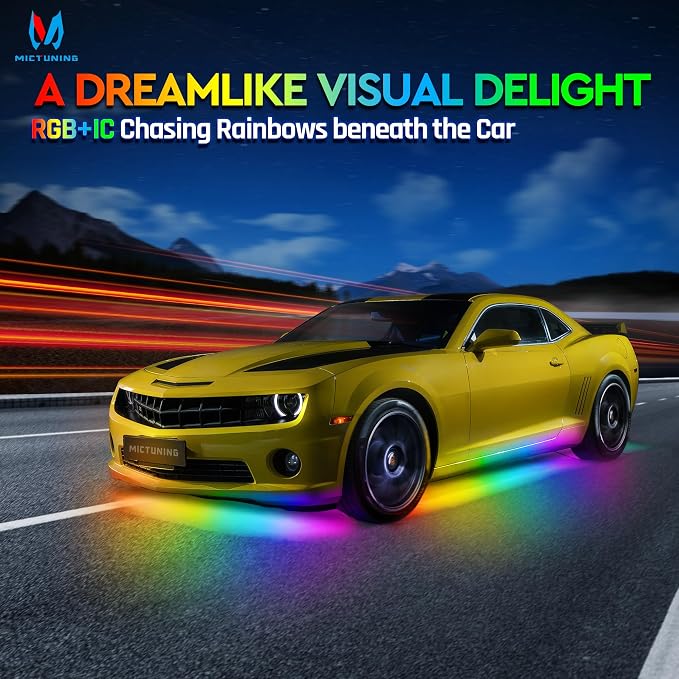 MICTUNING N8 RGB+IC Underglow Light Kit Soundsync - Image 2