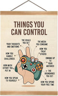 ZTGDA Positive Affirmation Poster,Things You Can Control Poster,Mental Health Gaming Wall Art, Positive Motivational Canvas for Teen Room, Counseling Office, Therapy, or Classroom Decor(Control) by Unknown