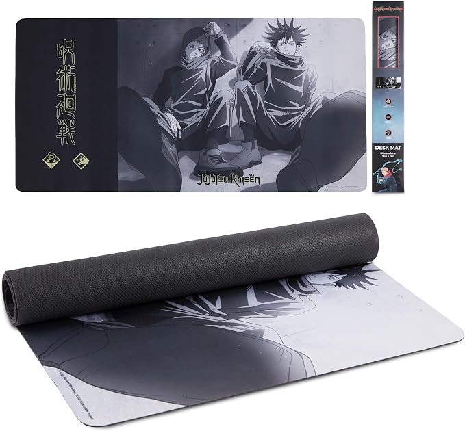 Jujutsu Kaisen Large Gaming Mouse Pad 31"x15" XL Computer Desk Mat, Anime | Jujutsu Kaisen anime gaming mouse pad, Oversized 31x15in , smooth fabric top, stitched edges, non-slip rubber base. by CultureFly