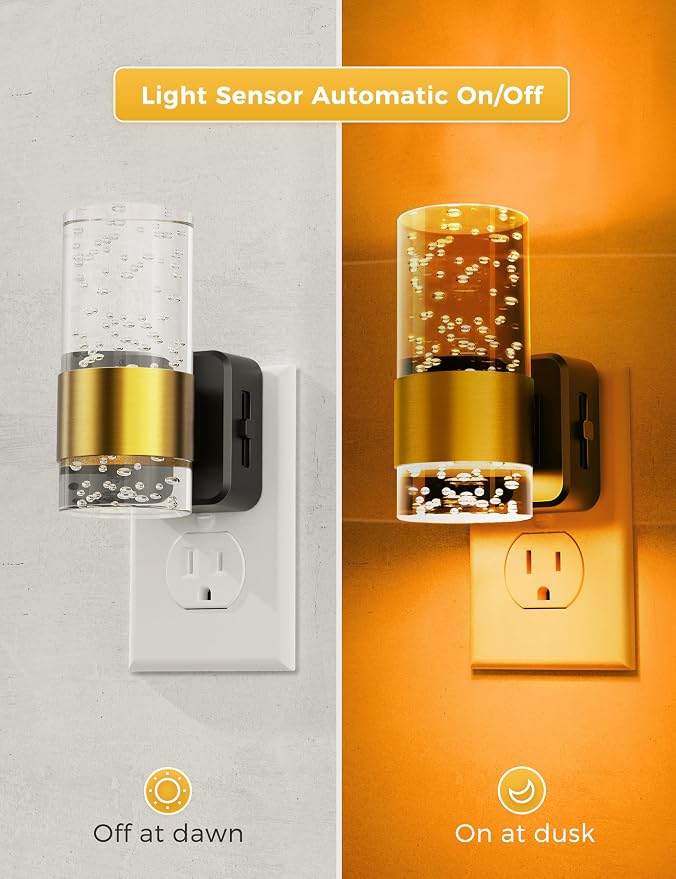 L LOHAS LED Night Light, Modern Night Lights Plug into Wall - Image 2