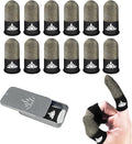 12 Pack Pure Silver Gaming Finger Sleeves Anti Slip Sweat Proof Covers Mobile Phone Gaming Gloves 0.15mm Dedales Gamer Profesionales Sensitive Touch Durable Gaming Thumb Sleeve for Pubg by Unknown