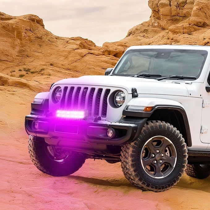 Nilight 12 Inch LED Light Bar 240 W Purple - Image 8