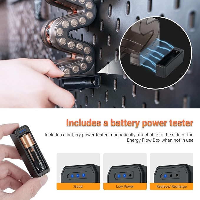 KIWIFOTOS 27 AA Battery Case Holder with Tester Vertical - Image 4