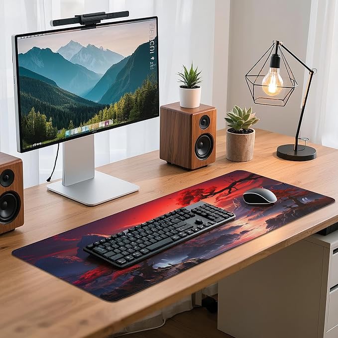 Gaming Mouse Pad - (31.5"×11.8") Japanese Anime Large Mouse Pads for Desk - Desk Mat for Keyboard and Mouse with Non-Slip Base, Desks Pad Matfor Game/Office & Home - Image 7