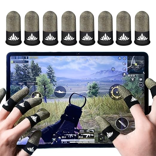 JWH Gaming Controller For ipad Handle Washable & Reusable Anti-Slip Silicone Gamepad Hand Grip Multi-Finger Triggers Operation Tablet Game Controller For Pubg Knives Out Rules Of Survival - Image 8