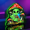 Alien Neon Sign & Night Light, Dimmable LED Light Signs for Bedroom Wall Decor Game Room, Vibrant Cosmic Acrylic Desk Lamp by Tokeneon