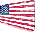 American Flag XXL Large Mouse Pad, Gaming and Home Stitching Side Table Mat | Large Extended Mouse Pad; Full Desk Coverage; Waterproof Coating; Stable Anti-Slide Base For Gaming, Office, Study Daily Use by LQFIWSS