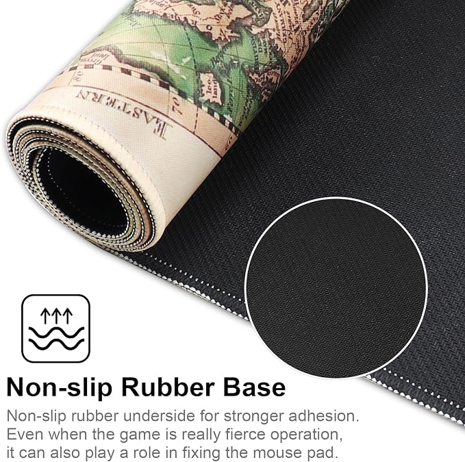 Professional Gaming Mouse Pad XXL & Computer Large Mouse Pad Table Mat(35.4x15.7x0.1IN, Ball) - Image 3