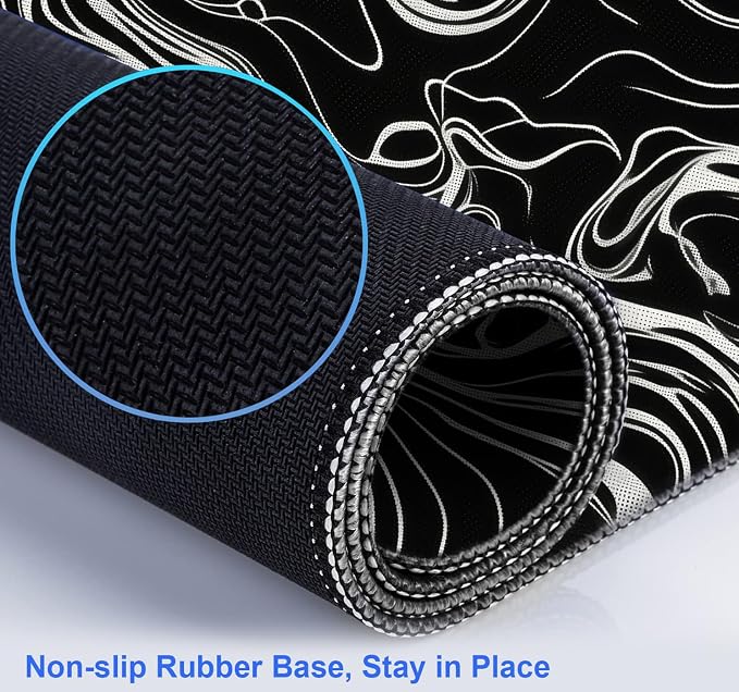 Marble Patterned XL Gaming Mouse Pad, Suitable for Office and Study Mouse Pads - Image 7