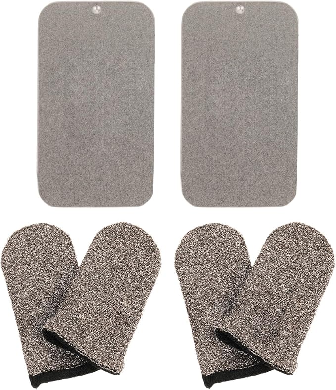 Ciieeo Gaming Finger Sleeves for Mobile Games and Touchscreen Devices, Anti-Slip Comfortable Fit Thumb Sleeve with Superconducting Electrical Fibers, Breathable Finger Grips for Gamers by Ciieeo