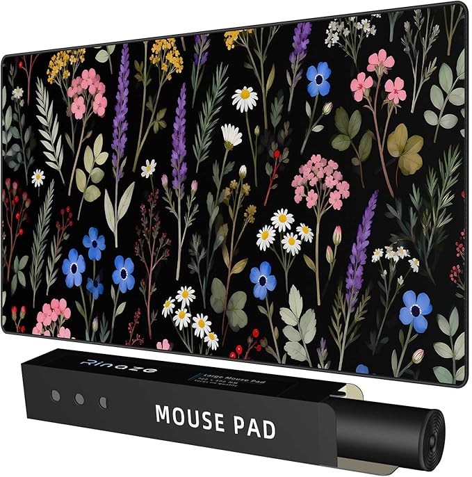Rinaze Large Gaming Mouse Pad, Extended Mousepad with Superior Micro-Weave Cloth, Comfortable Desk Mat for Gamer, Office and Home 900x400 mm - Image 9