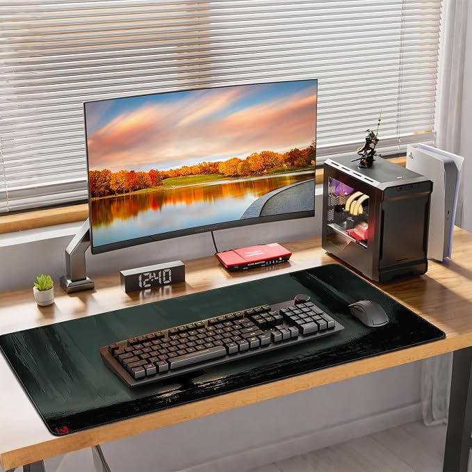 35.4 x 15.7 inch, XXL Extra-Large Gaming Mousepad, Featuring a Japanese Lone Samurai Design, a wear-Resistant, Scratch-Resistant, and Waterproof Surface, and a Non-Slip Rubber Base. - Image 7