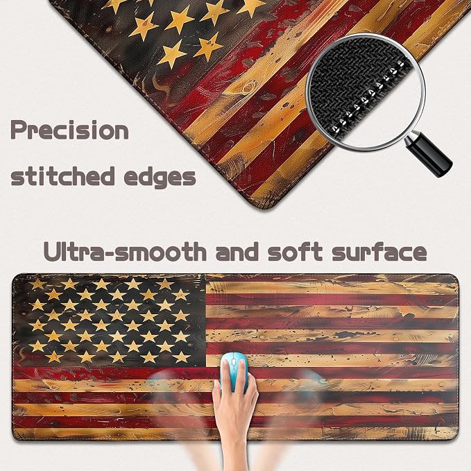 Mouse Pad Gaming - Desk Mat for Keyboard and Mouse - Large Mouse Pads for Desk, Gaming Mousepad with Non-Slip Base, Desks Pad (31.5" X 11.8") for Game, Office and Home - Image 3