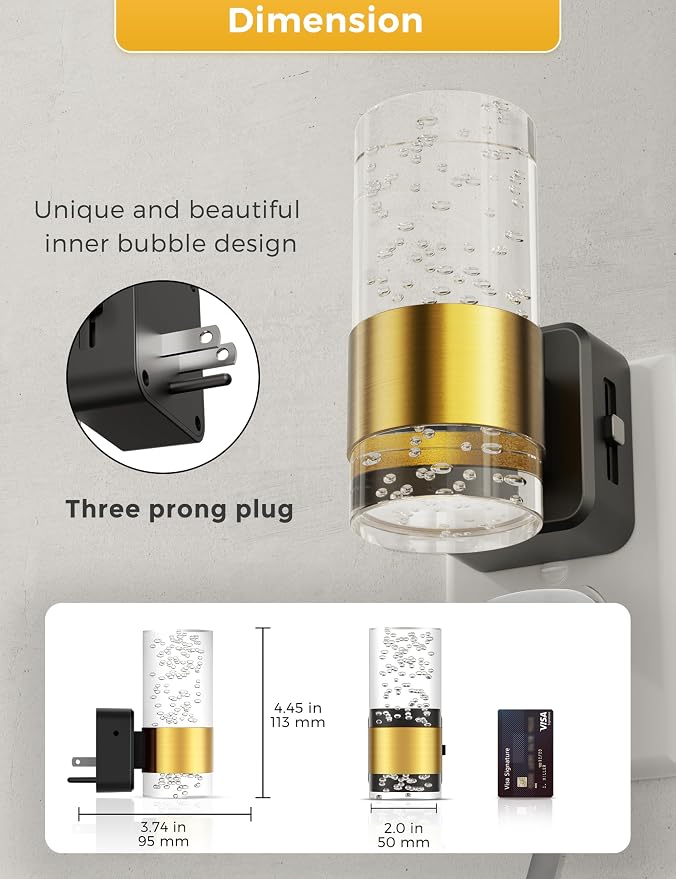 L LOHAS LED Night Light, Dimmable Night Lights Plug into Wall - Image 5