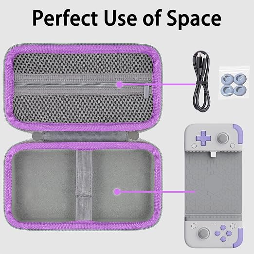 Aenllosi Hard Case for GameSir X2/X2S/X2Pro Mobile Gaming Controller, Gray - Image 2