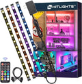 HitLights LED Strip Lights Kit, RGB Color Changing Tape Light Pre-Cut 4FT by HitLights