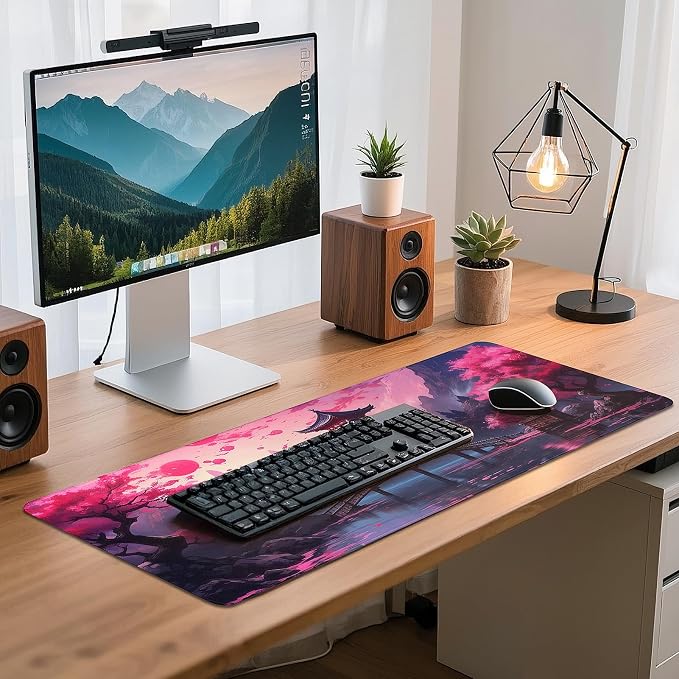 Gaming Mouse Pad - (31.5"×11.8") Japanese Anime Large Mouse Pads for Desk - Desk Mat for Keyboard and Mouse with Non-Slip Base, Desks Pad Matfor Game/Office & Home - Image 7