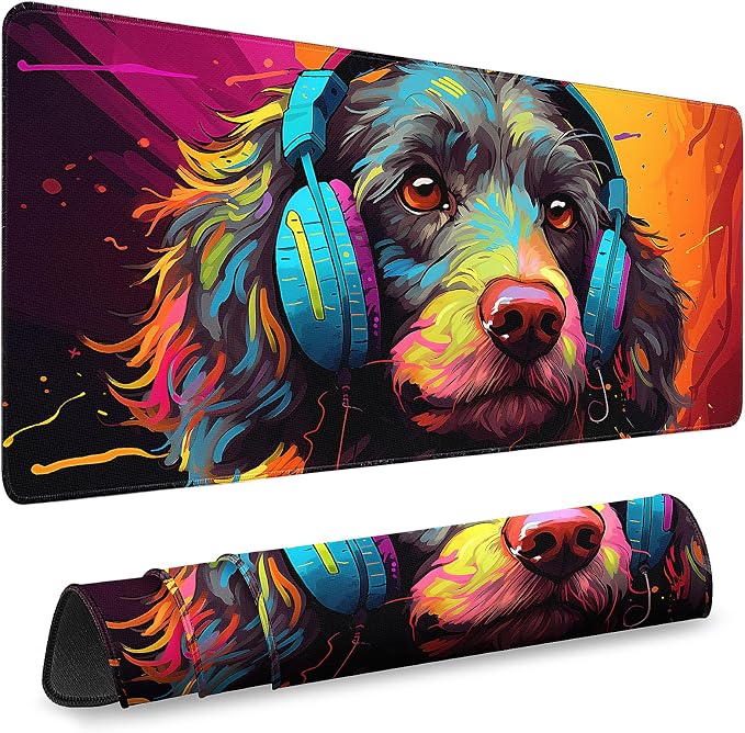 Gaming Mouse Pad, Desk Mat for Keyboard and Mouse, Large Mouse Pad for Desk, Computer Mousepad by Unknown