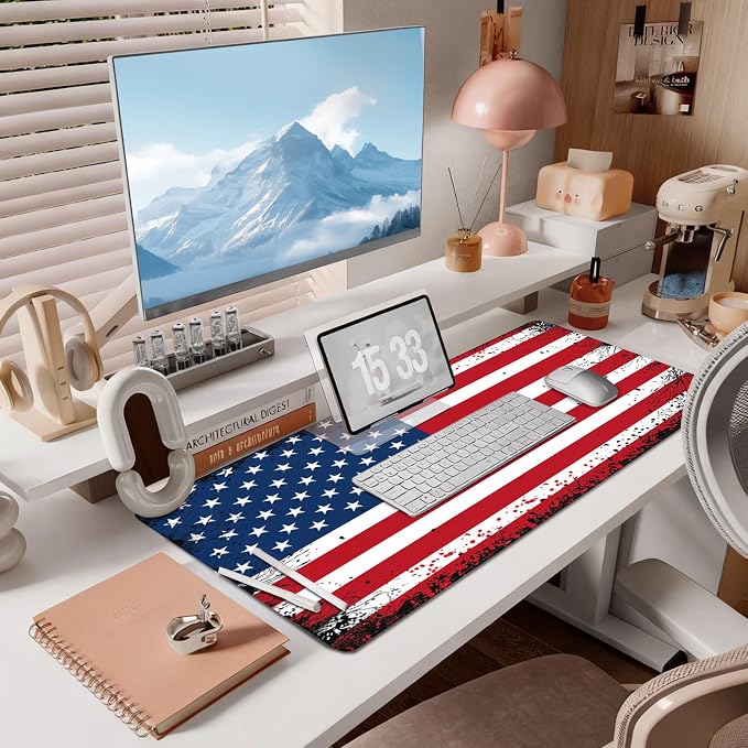 Mouse Pad Gaming - Desk Mat for Keyboard and Mouse - Large Mouse Pads for Desk, Gaming Mousepad with Non-Slip Base, Desks Pad (31.5" X 11.8") for Game, Office and Home - Image 7