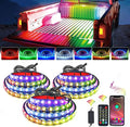 Nilight Truck Bed Light Strip RGB-IC LED Bar 3PCS 60 inch Cargo Lighting by Nilight